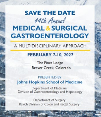 44th Annual Medical and Surgical Gastroenterology: A Multidisciplinary Approach Banner